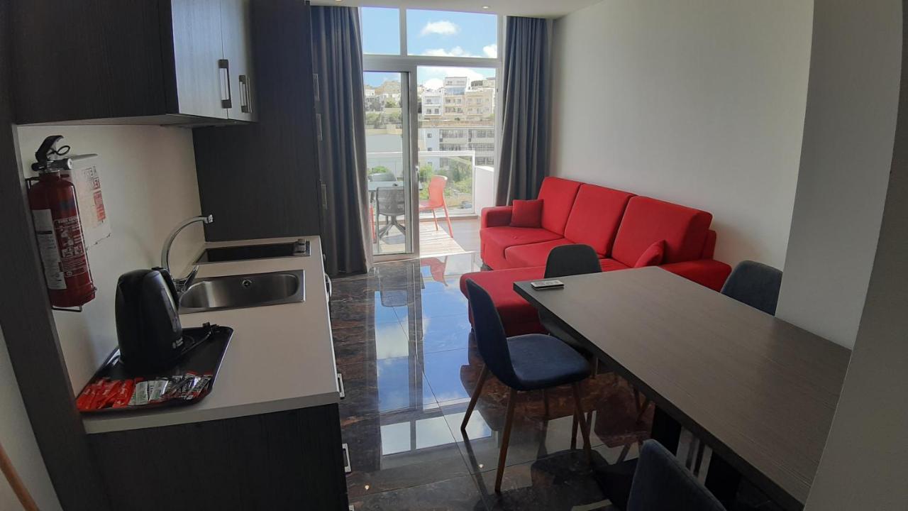 Hub Apartment San Ġiljan Kamer foto